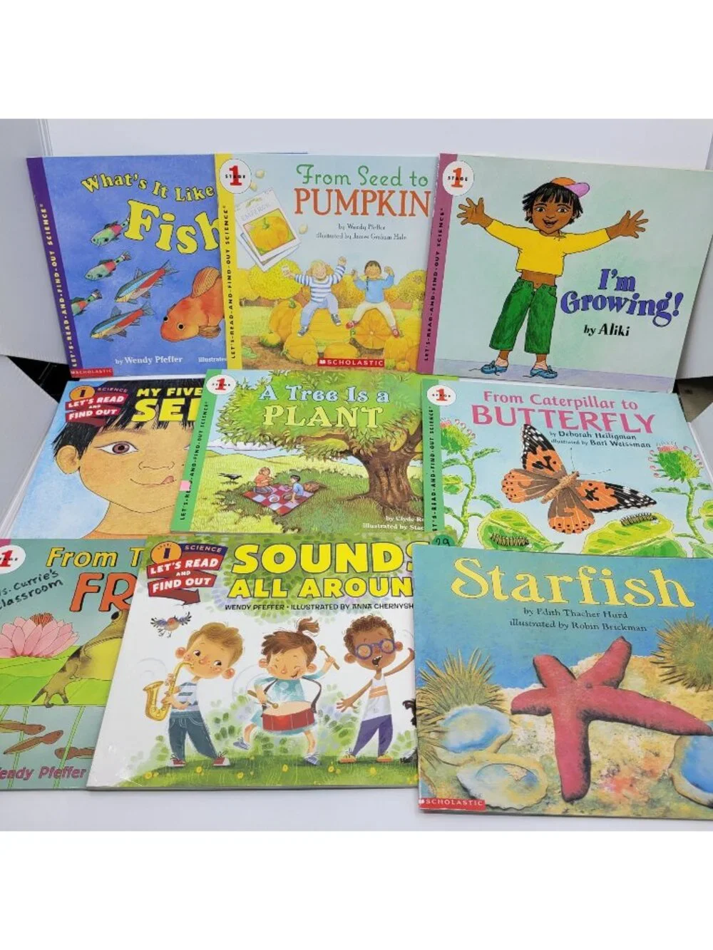 Let's Read & Find Out About Science Lot of 9 Stage 1 Educational Books - BK031
